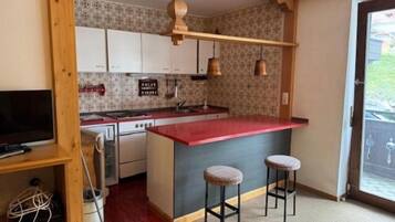 Appartement, balcon, vue jardin | Cuisine privée