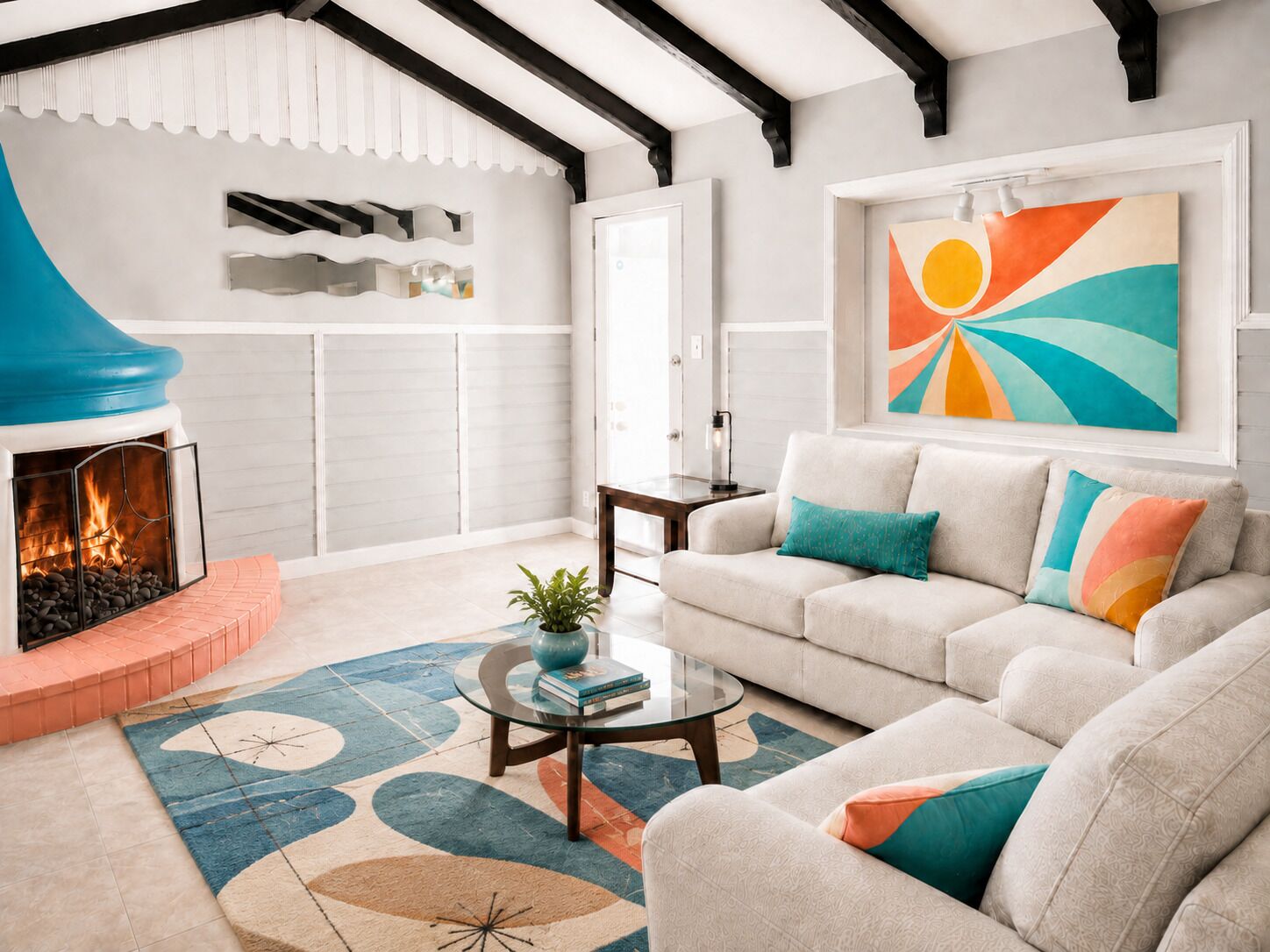 Bungalow Premier, en edificio anexo | Zona de estar