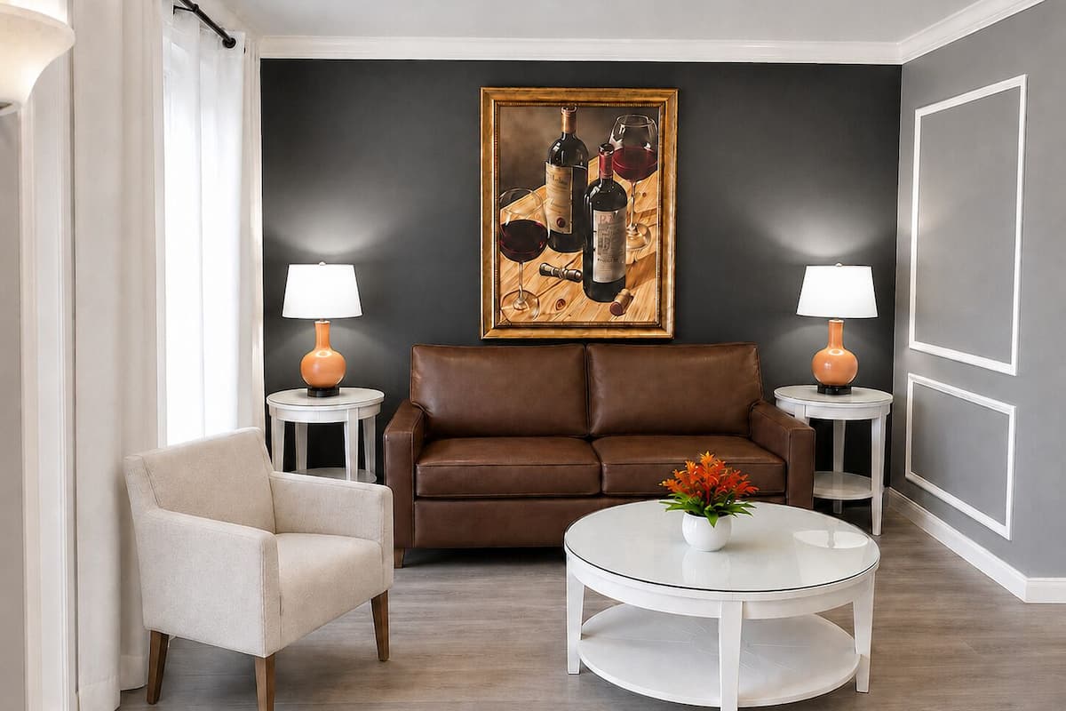 Suite Deluxe, 1 chambre, cuisine | Coin séjour