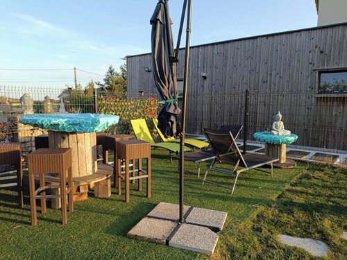 appart climatisé Gîte Saint Louis Bischwald. 6 person, jardin, 2 places parking