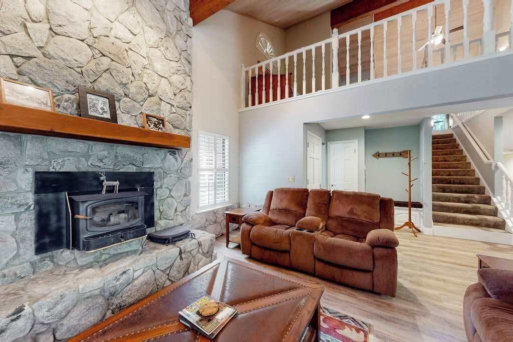 TV, fireplace, table football, offices