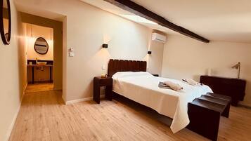 Deluxe appartement, uitzicht op tuin | Gratis wifi