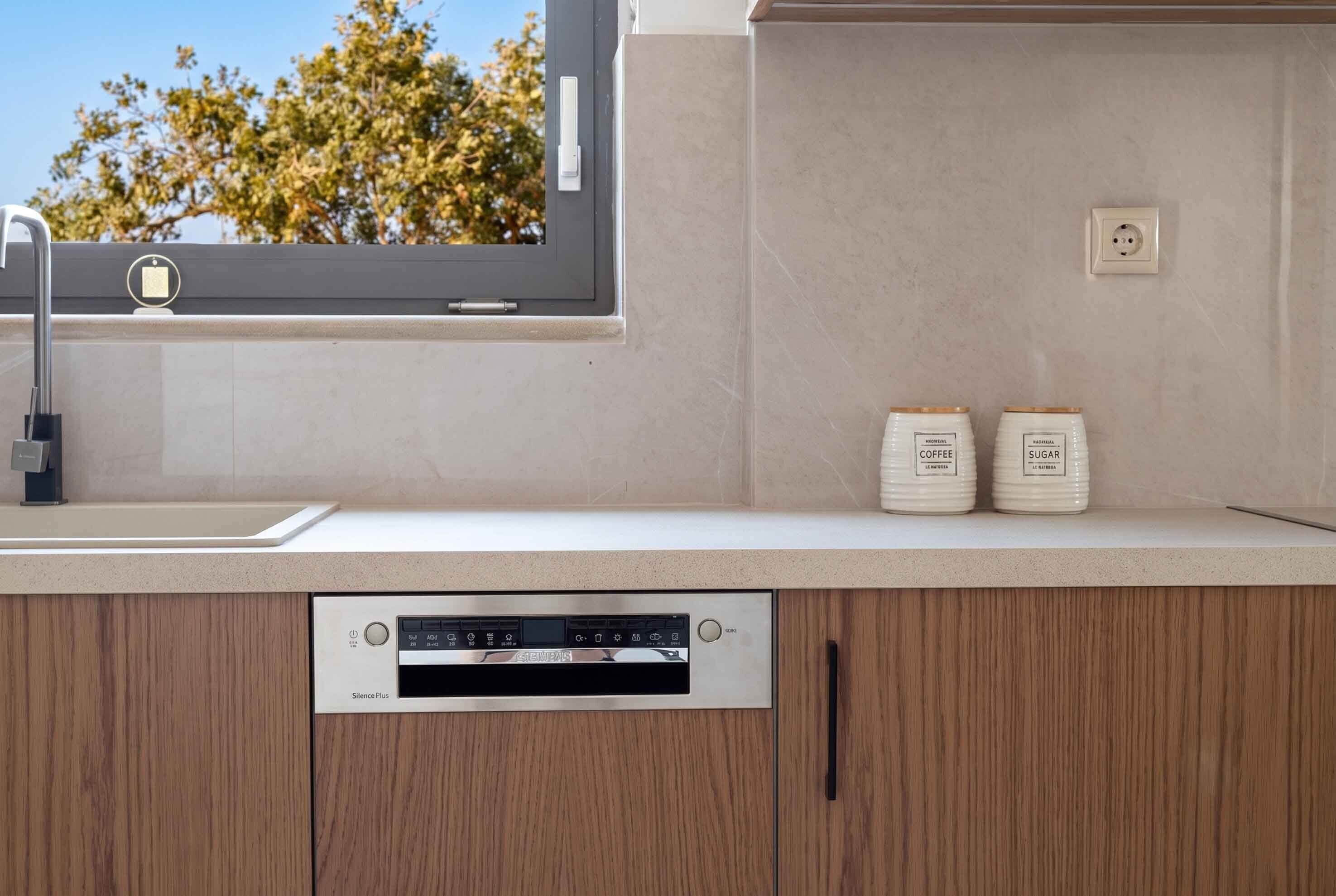 Deluxe Villa, Sea View | Private kitchen | Full-sized fridge, microwave, oven, stovetop