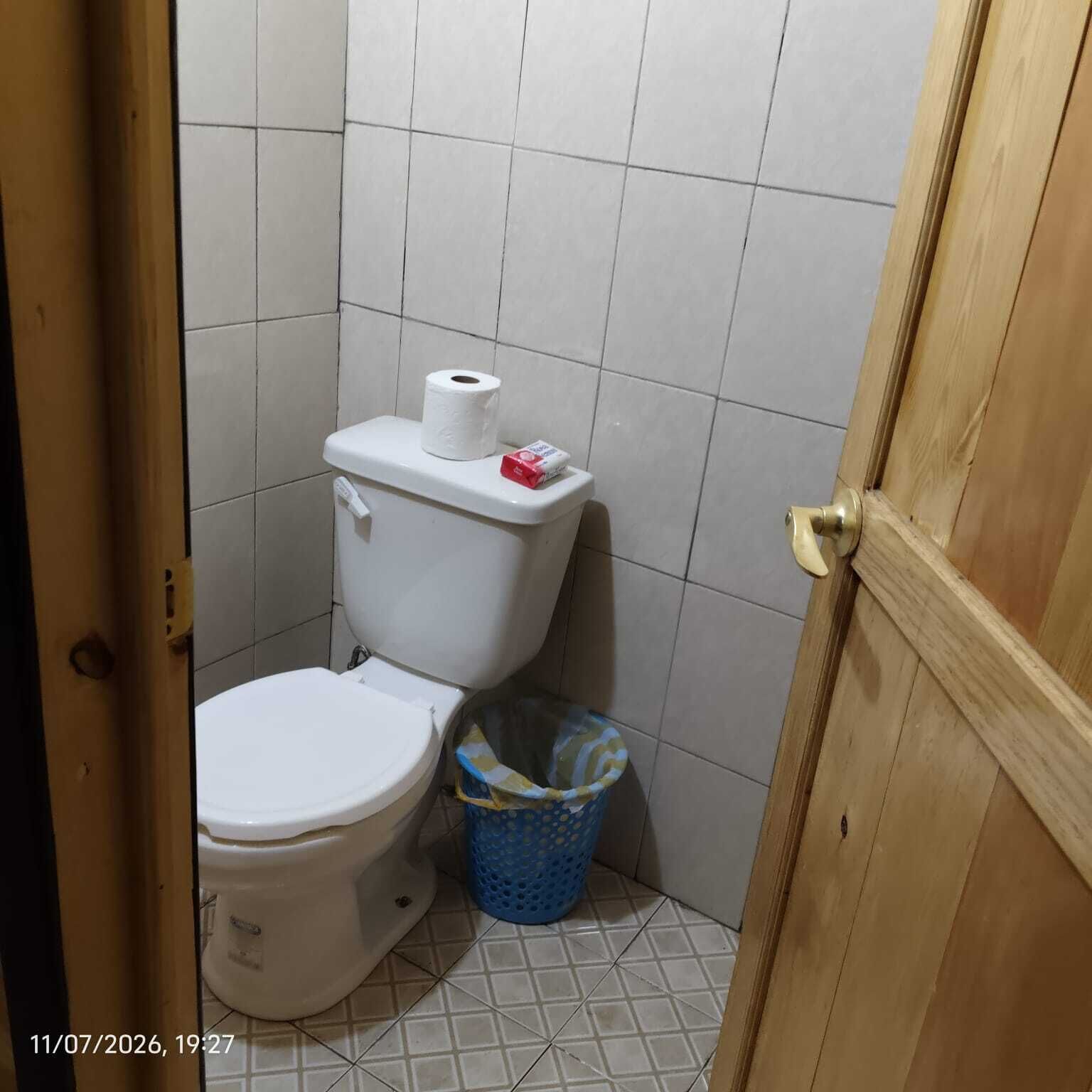 Basic Cabin, Balcony, Valley View | Bathroom | Bathtub, towels, soap, toilet paper