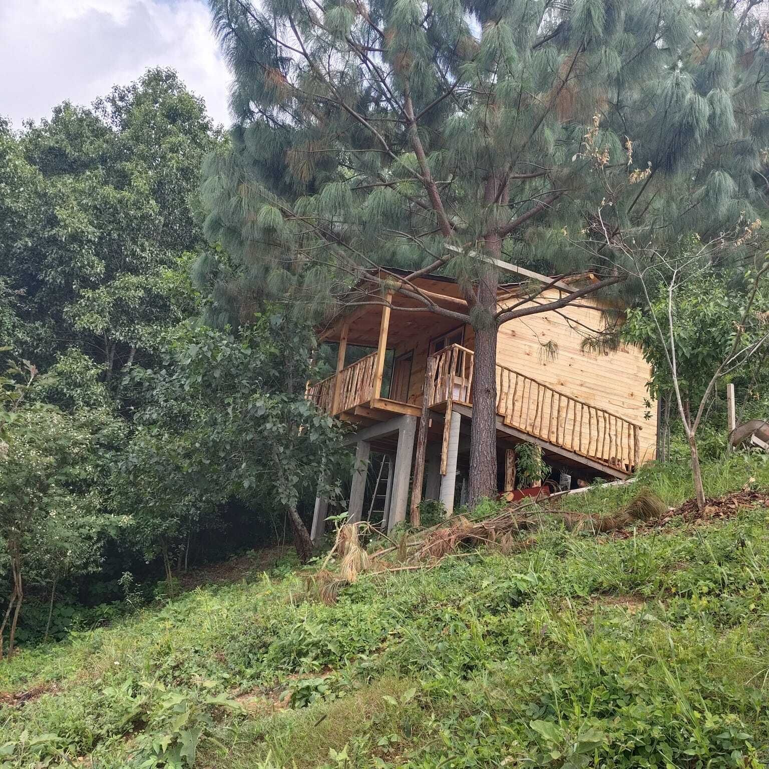 Cabaña clásica, balcón, vista al valle | Exterior