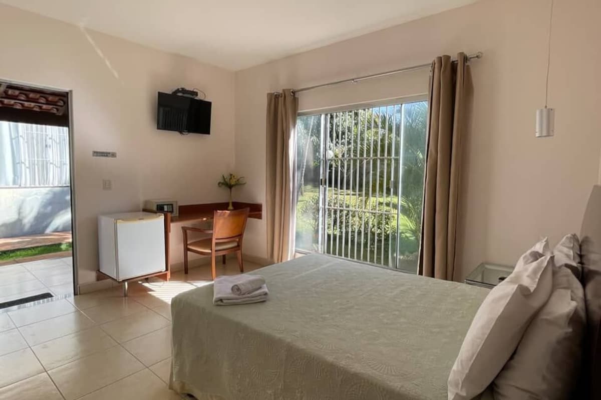 Double Room, Garden View | WiFi (free), bed sheets