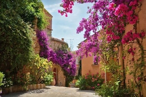 Property grounds - Au Levant, Charming Village House with Sea View (Bormes-les-Mimosas)