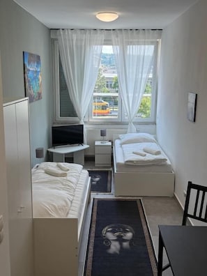Apartemen Comfort, pemandangan kota | Wi-Fi gratis