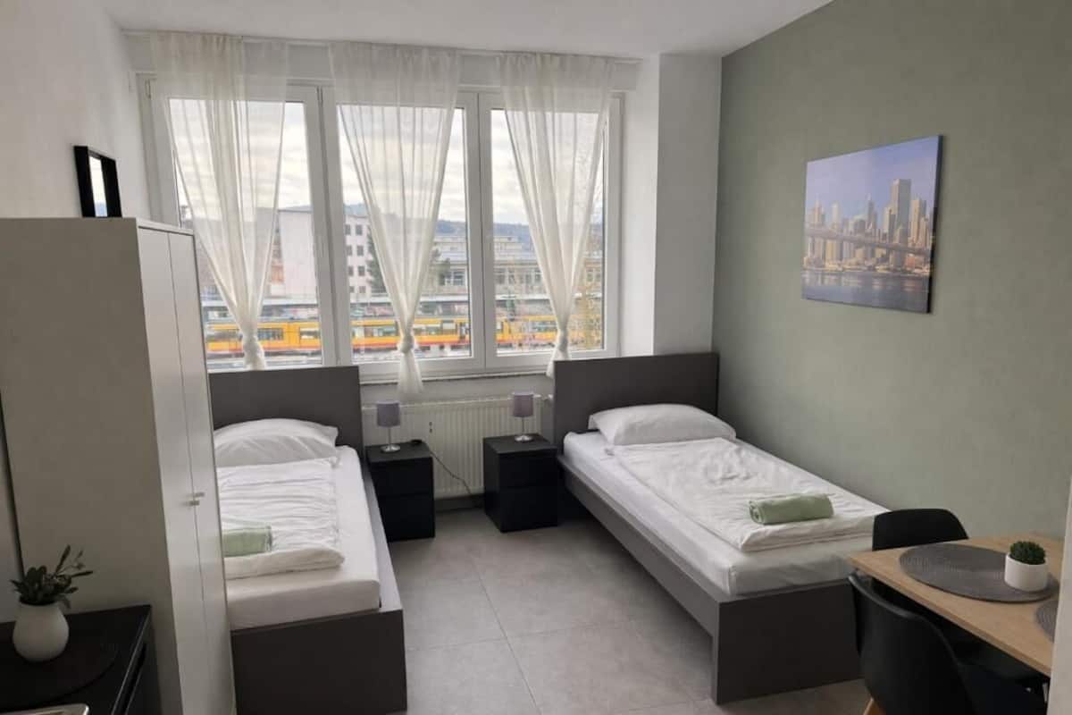 Apartemen Deluks, pemandangan kota | Wi-Fi gratis