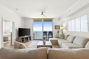 Living area - Tranquil & Pristine Paradise Awaits at Unit 2905 - Tidewater Resort (Panama City Beach)