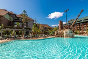 Pool - Orlando | Luxury Cabin Retreat | Pool + Resort | 2BR (Lake Buena Vista)