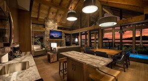 Dining - Orlando | Luxury Cabin Retreat | Pool + Resort | 2BR (Lake Buena Vista)