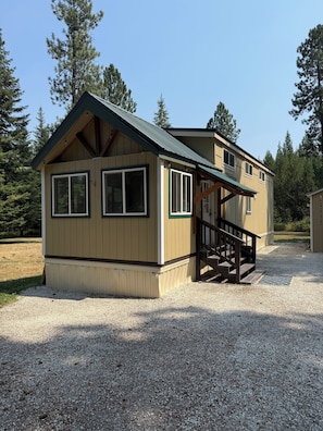 Exterior - Welcome to the Tamarack at Cook Crossing. A peaceful getaway in the woods. (Clayton)