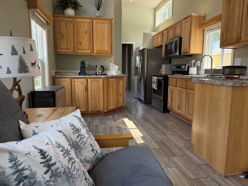 Welcome to the Tamarack at Cook Crossing. A peaceful getaway in the woods.