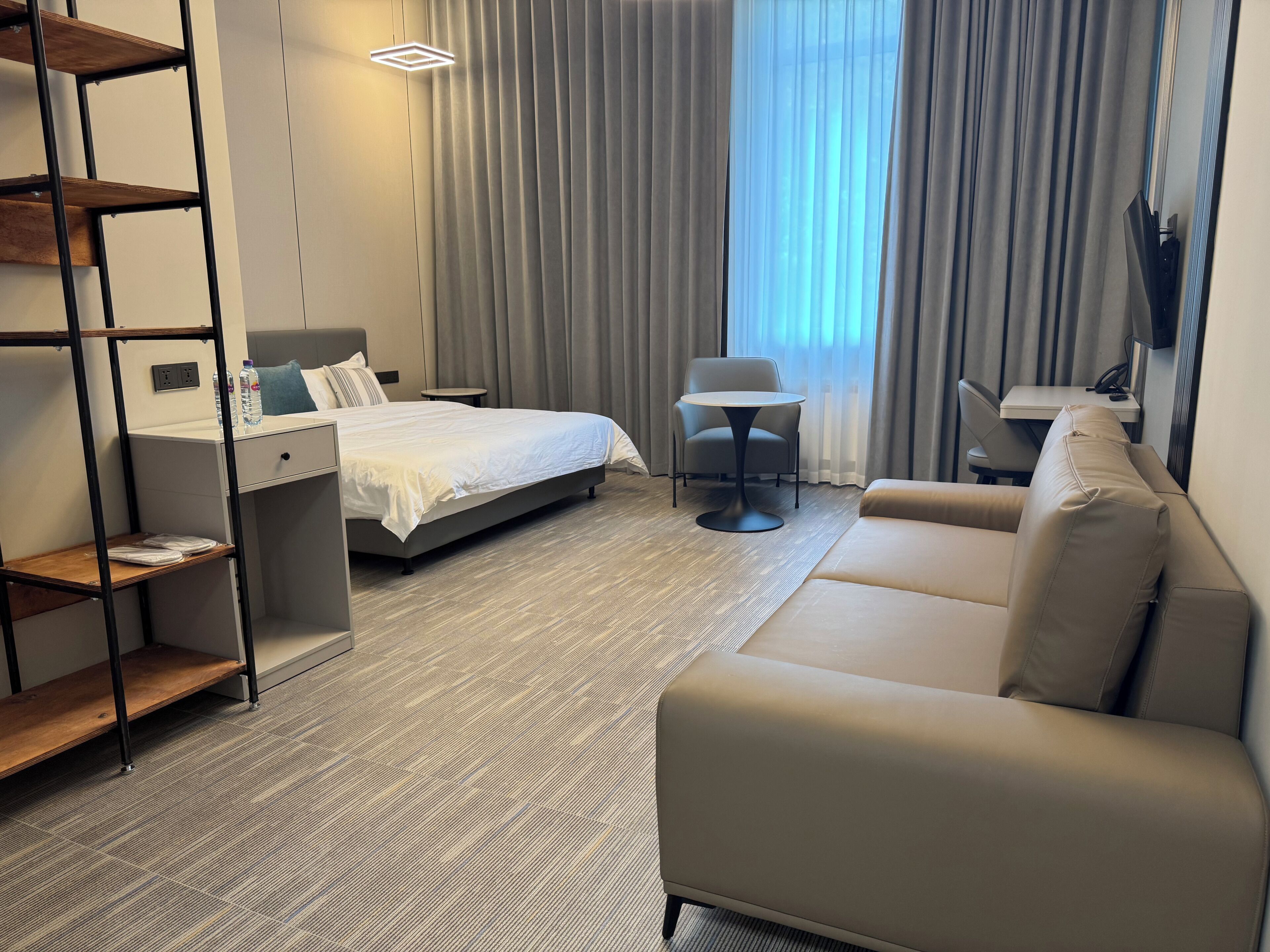 Superior Double Room, City View | Desk, laptop workspace, blackout curtains