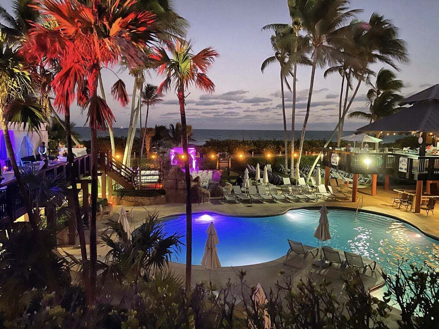 2 outdoor pools, pool umbrellas, pool loungers