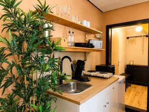 Coffee/tea maker, fridge, microwave, oven - Vrbo Property (Schneverdingen)