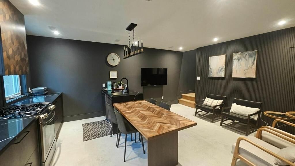 Apartamento familiar | Cocina privada | Frigorífico, microondas, horno y placa de cocina