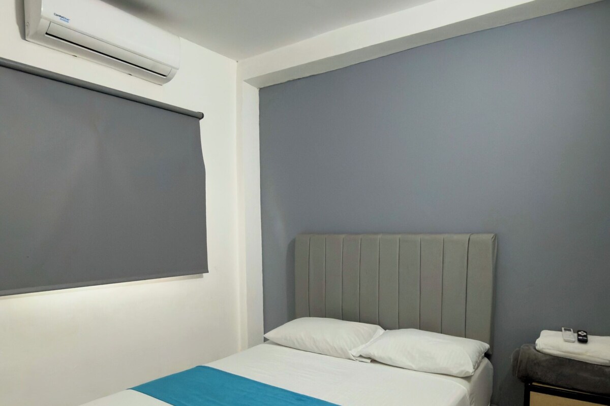 Laptop workspace, iron/ironing board (on request), WiFi (free)