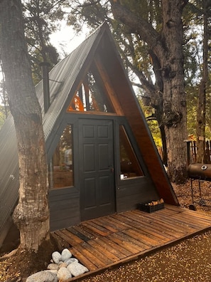 Deluxe Cabin, Patio, Garden View | Property grounds - Cabañas del Bosque  (San Carlos de Bariloche)