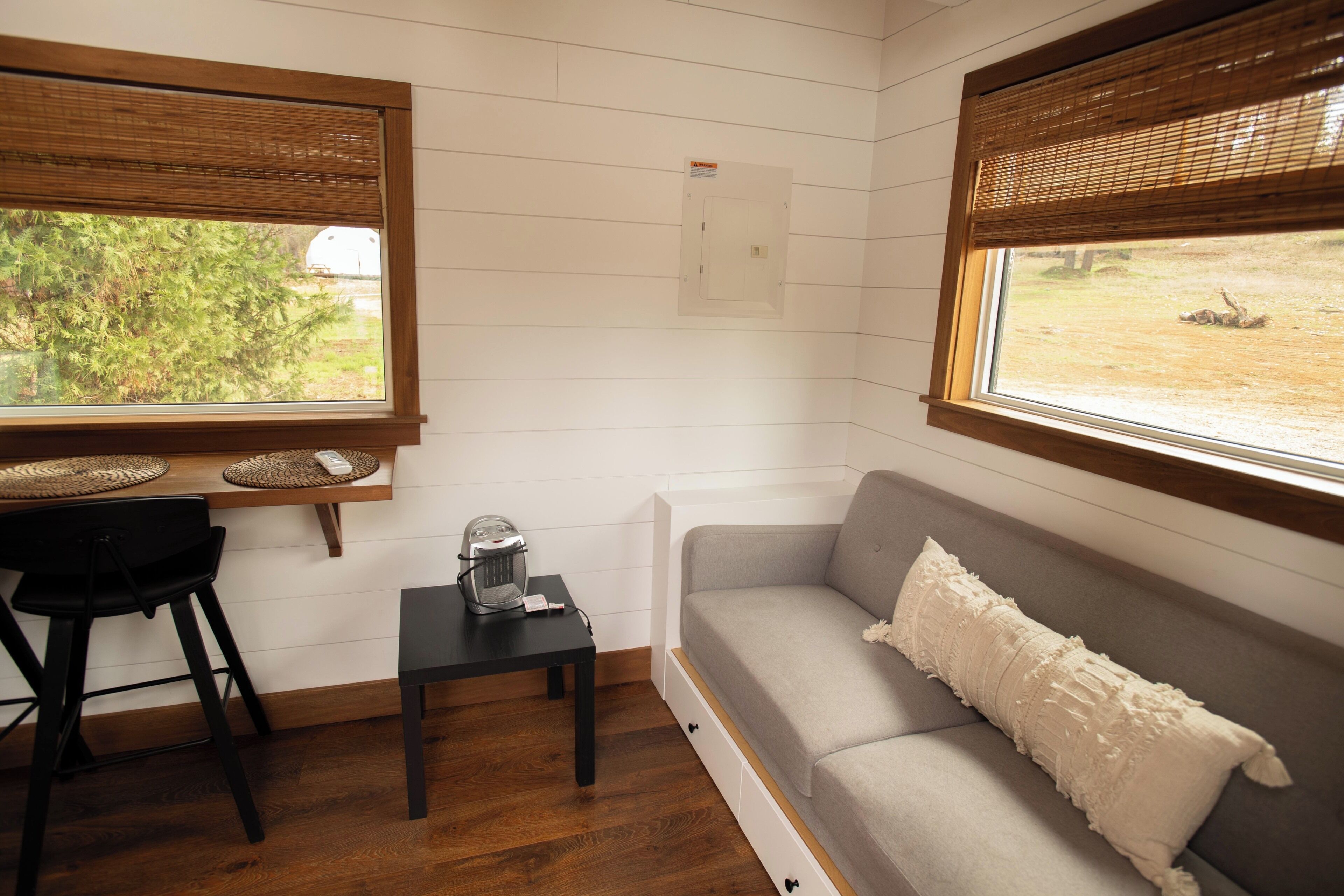 Cottage Classique, vue montagne | Coin séjour