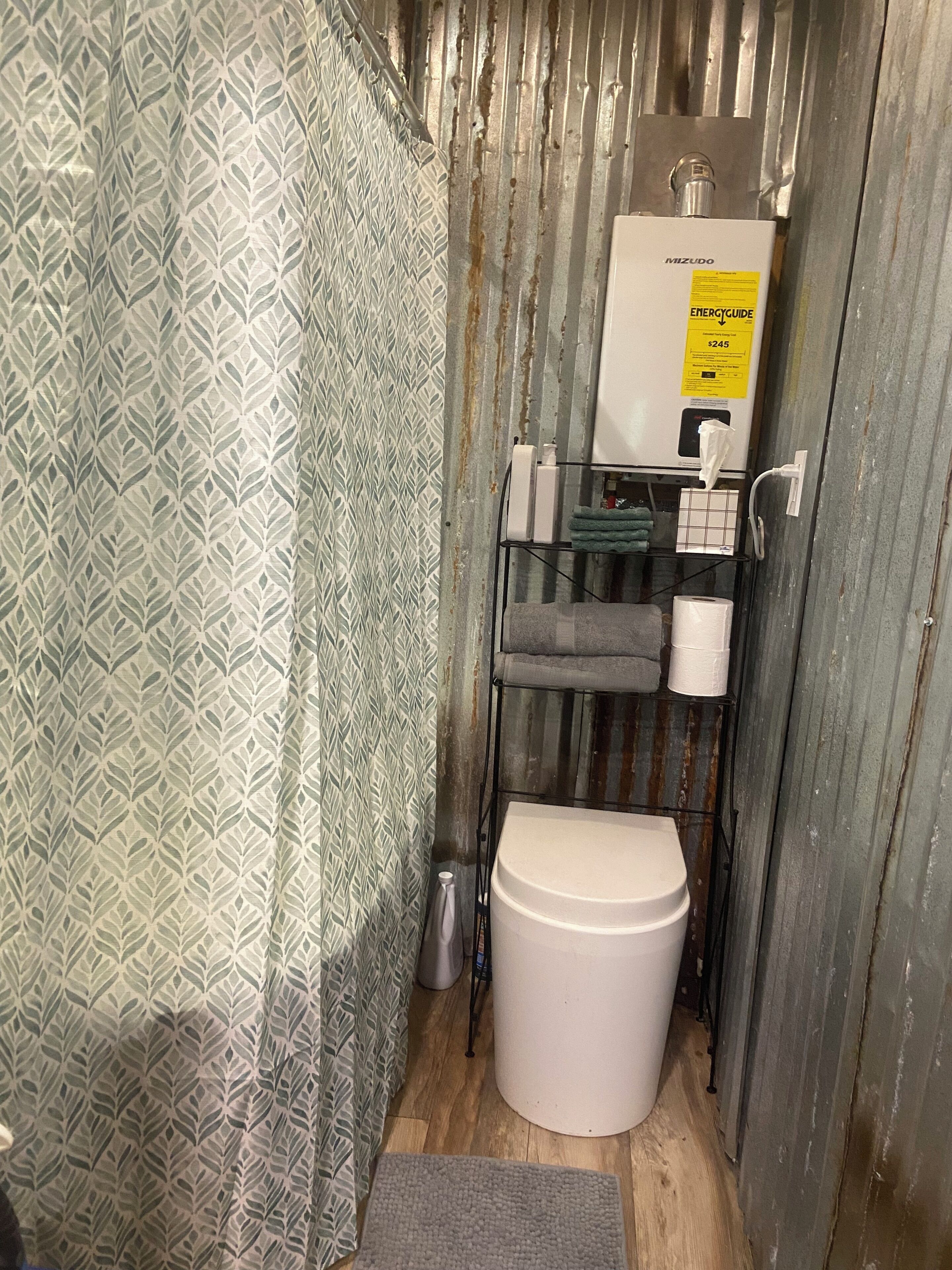 Towels, soap, toilet paper
