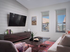 Settle into the living room for a movie on the large Smart TV. - Heated Pool | Putting Green | Game Room | Pets OK (Gilbert)