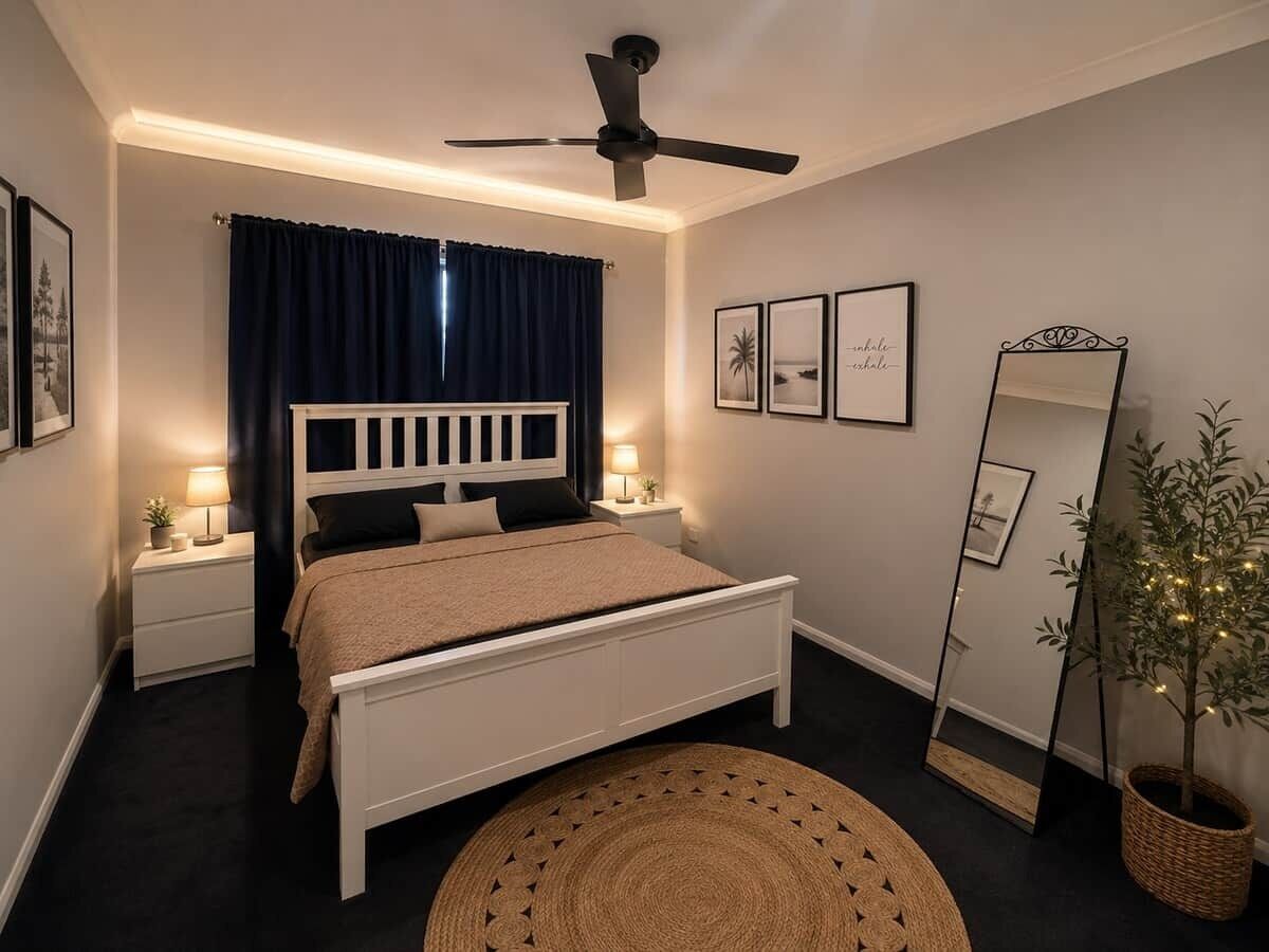 4 bedrooms, iron/ironing board, WiFi, bed sheets