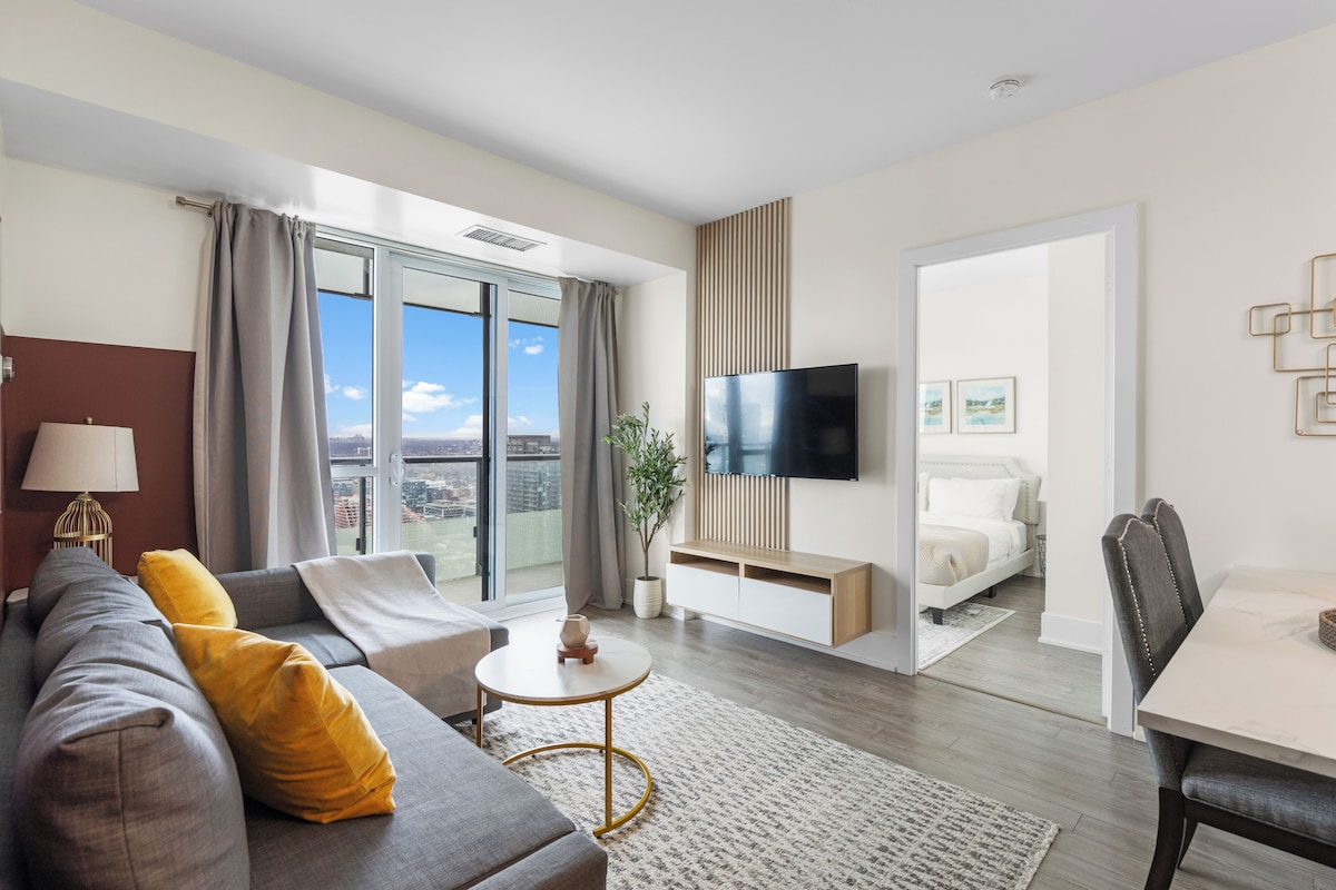 Apartment, City View | Living area