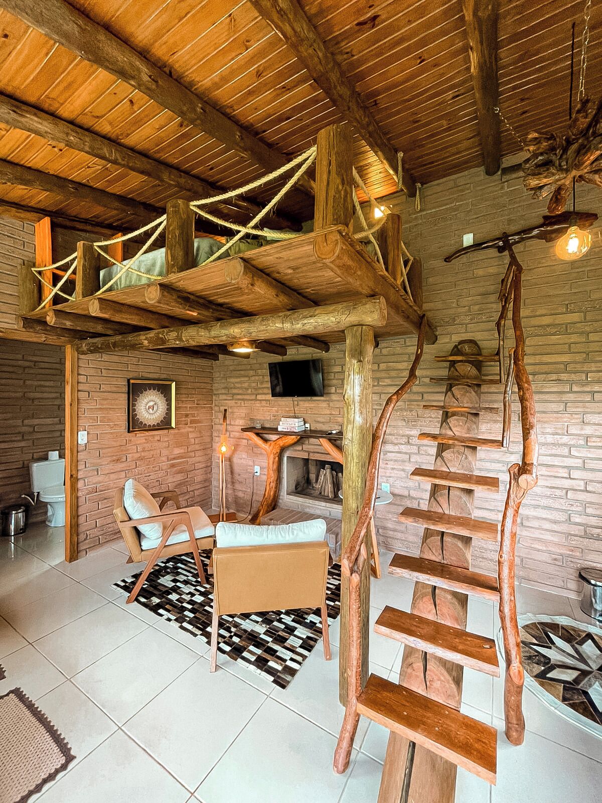 Comfort Chalet, Mountain View | Living area