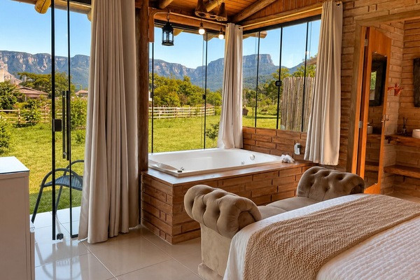 Deluxe Chalet, Mountain View | WiFi (free)