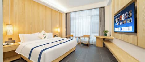 Superior Single Room, City View | Desk, laptop workspace, blackout drapes, soundproofing