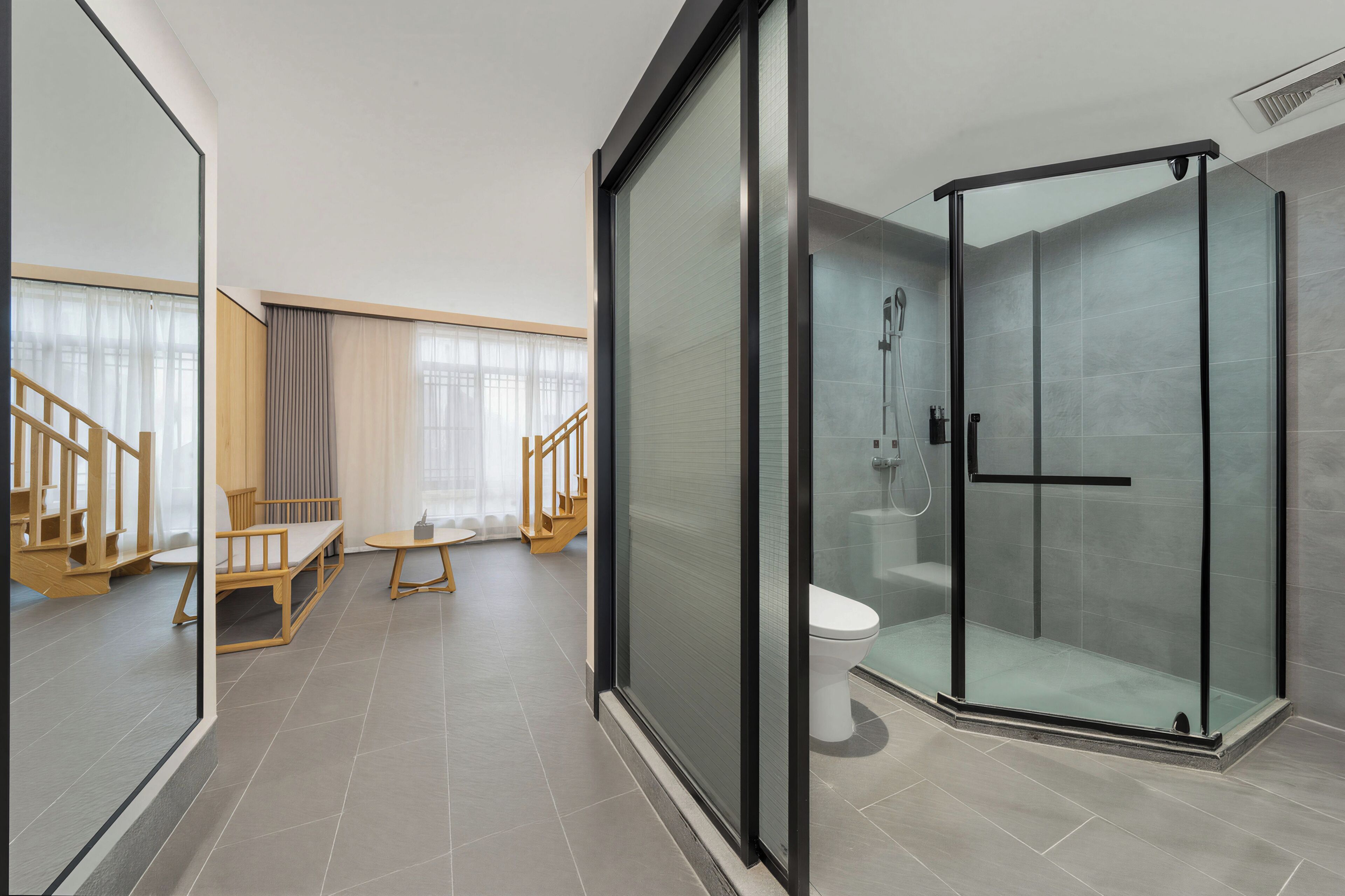 Kamar Twin Superior | Kamar mandi | Shower, pengering rambut, sandal, dan handuk