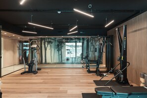 Fitness facility - Modern Alpine Stay in San Bernardino | Ski, Hiking & Nature - Castanea 309, San Bernardino, Switzerland (San Bernardino)