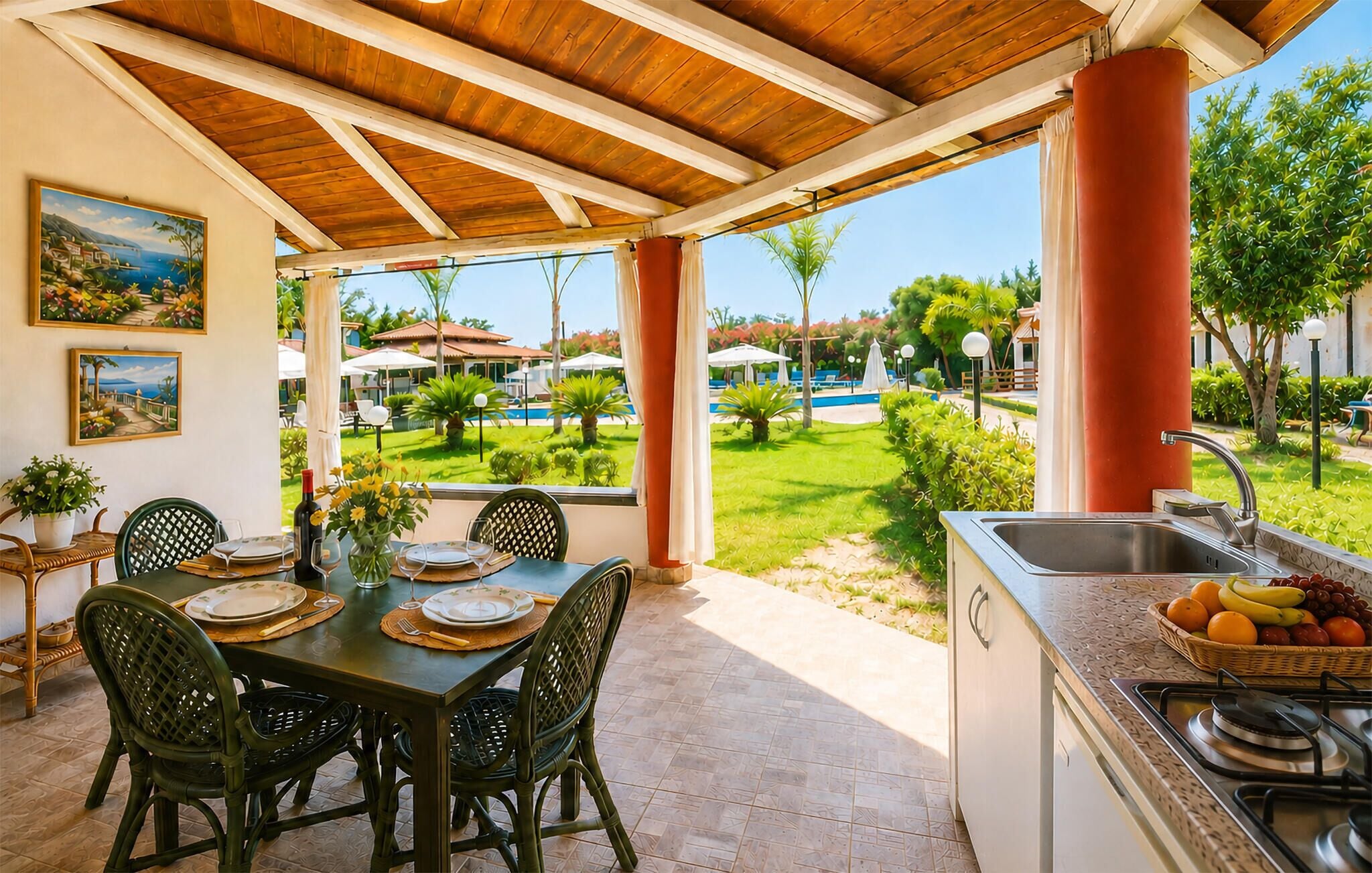 Outdoor dining