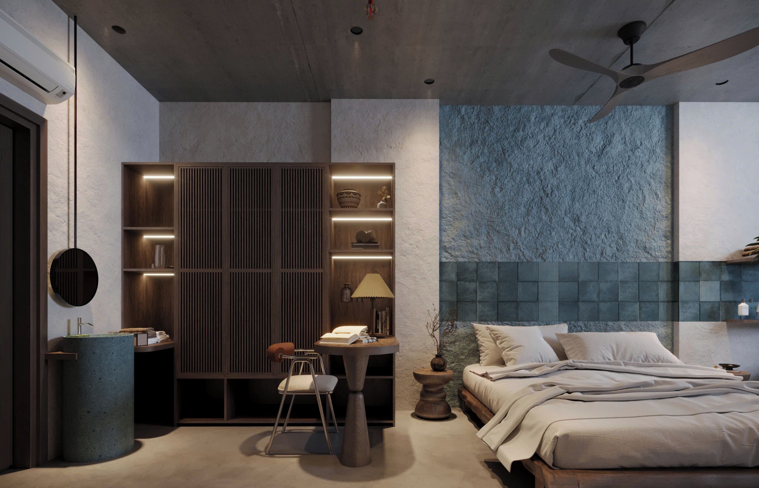 Luxury Apartment, City View | Premium bedding, memory foam beds, minibar, desk