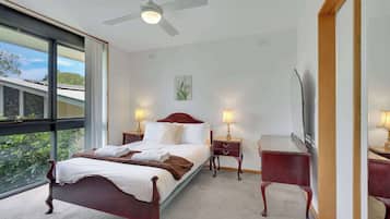 Desk, iron/ironing board, travel crib, WiFi