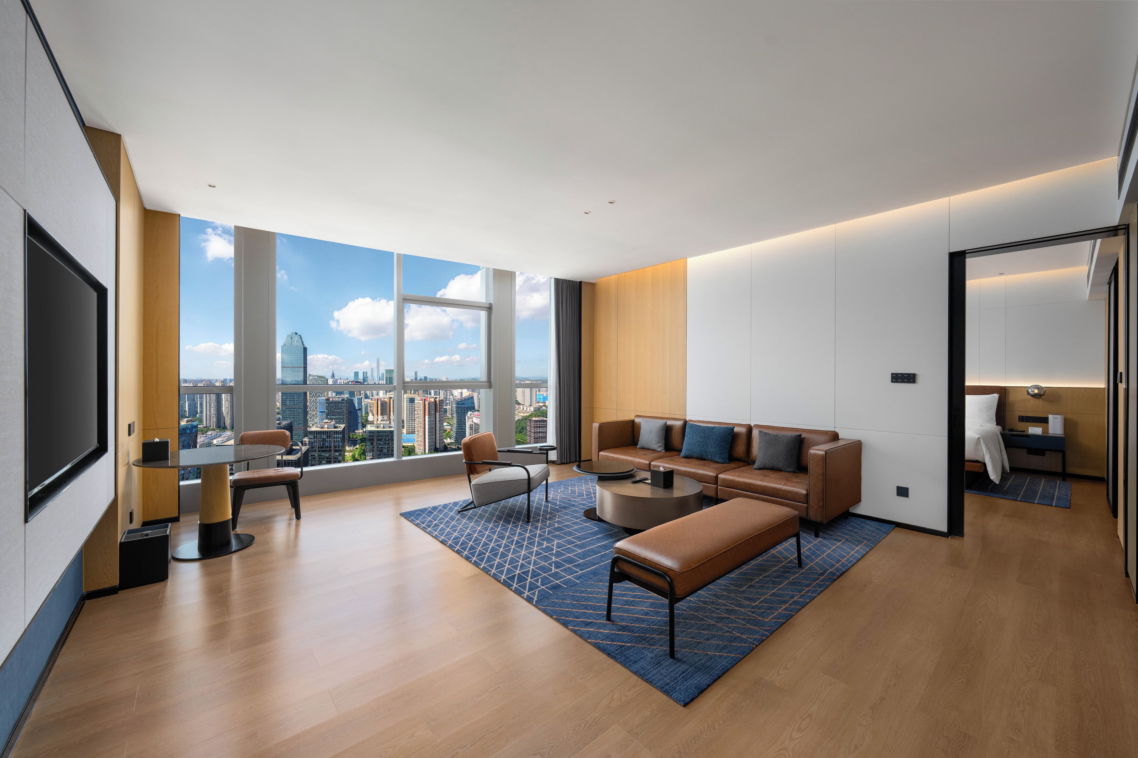 Suite Supérieure, 1 très grand lit, vue ville