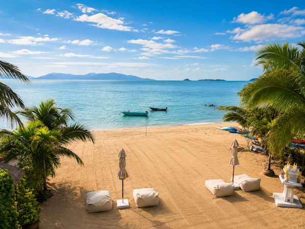 Private beach