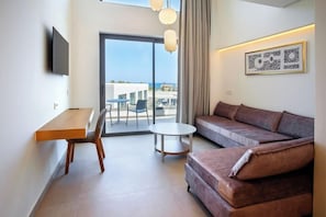 Living area - Phos Hotel - Adults Only (Chania)