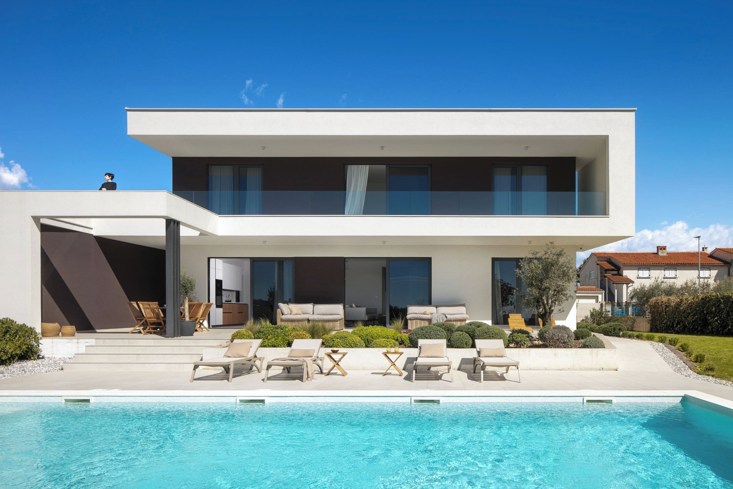 Biệt thự dành cho gia đình, 4 phòng ngủ, ban công (Villa Sealine) | Hồ bơi
