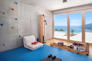 Luxury Villa, 4 Bedrooms, Fireplace, Mountainside (Villa Mayan) | Fitness facility - Villa Mayan (Labin)