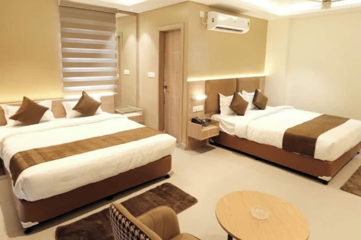 Kamar Quadruple Mewah | Setrika/meja setrika dan Wi-Fi gratis
