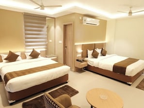 Kamar Quadruple Mewah | Setrika/meja setrika dan Wi-Fi gratis