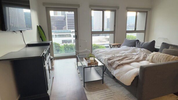 Unclassified image, 1 of 27, button - Bohemian Charm: DTLA Skyline Views + Parking (Los Angeles)