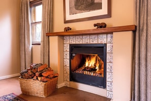 Deluxe cottage, 2 slaapkamers, uitzicht op tuin | Interieur
