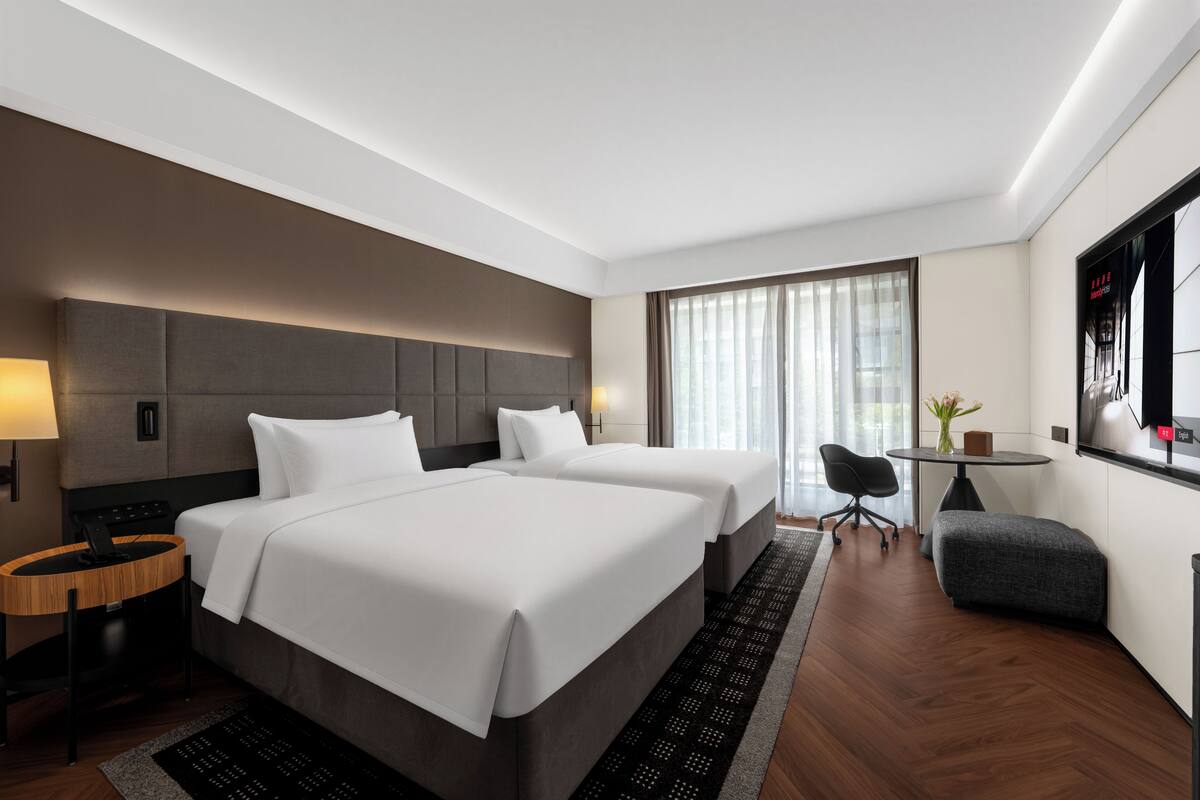 Standard Twin Room, Courtyard View | View from room