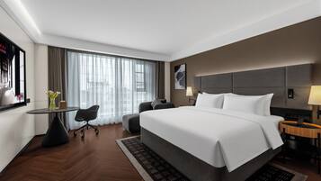 Standard Double Room, Courtyard View | Down duvets, free minibar, in-room safe, desk