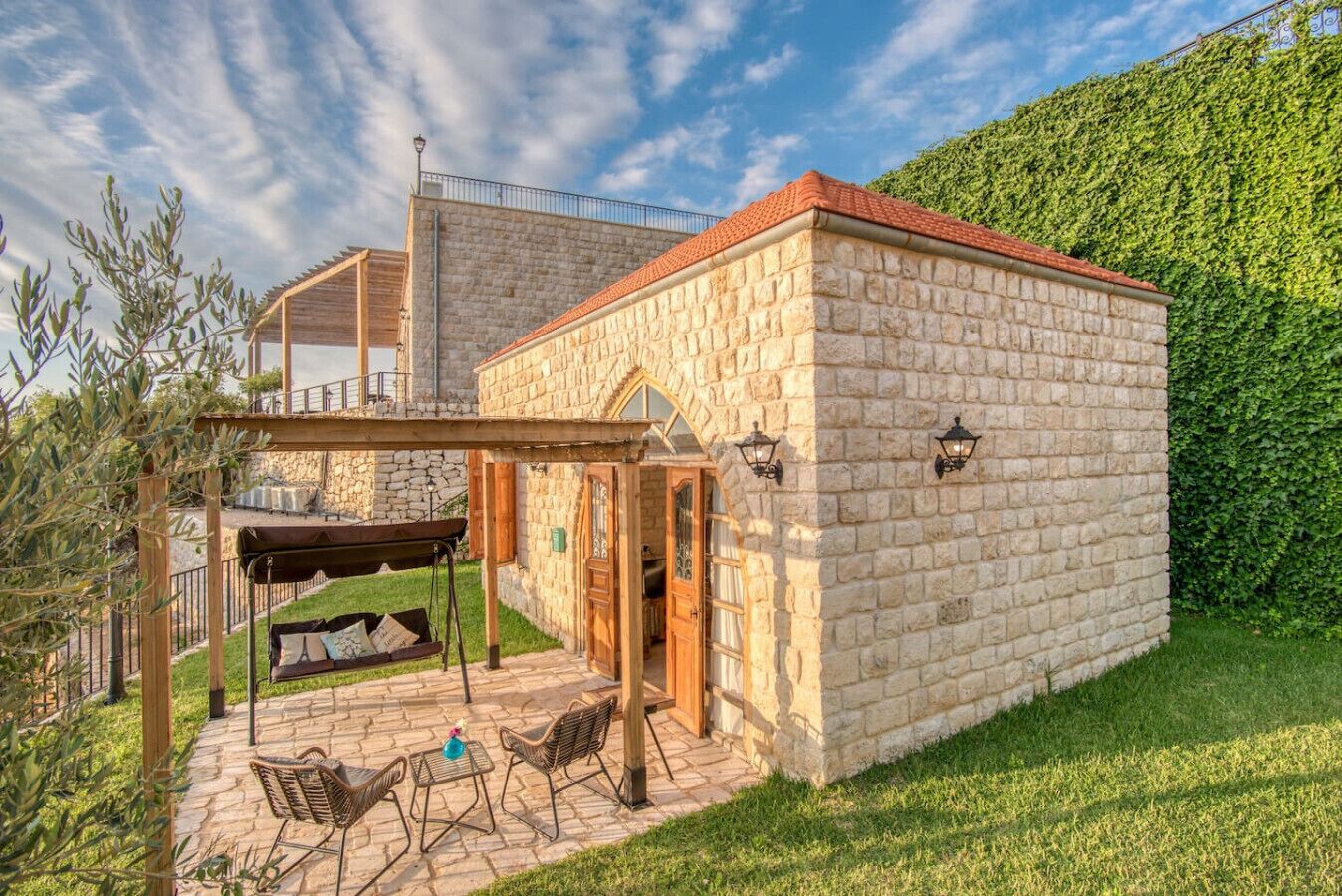 House, 1 Double Bed with Sofa bed, Kitchenette, Sea View | View from room