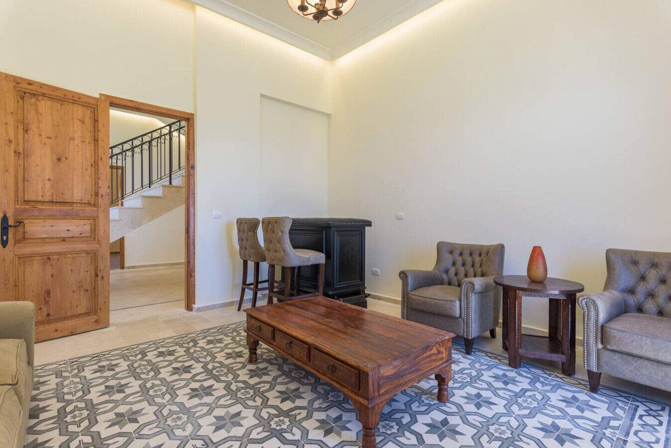 Villa J (4-BR) | Living room | 43-inch Smart TV with cable channels, Netflix, streaming services